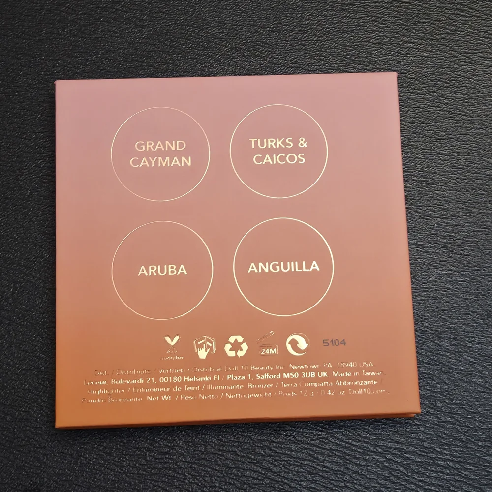 Doll 10 Caribean in a Compact Talc Free Contour Palette